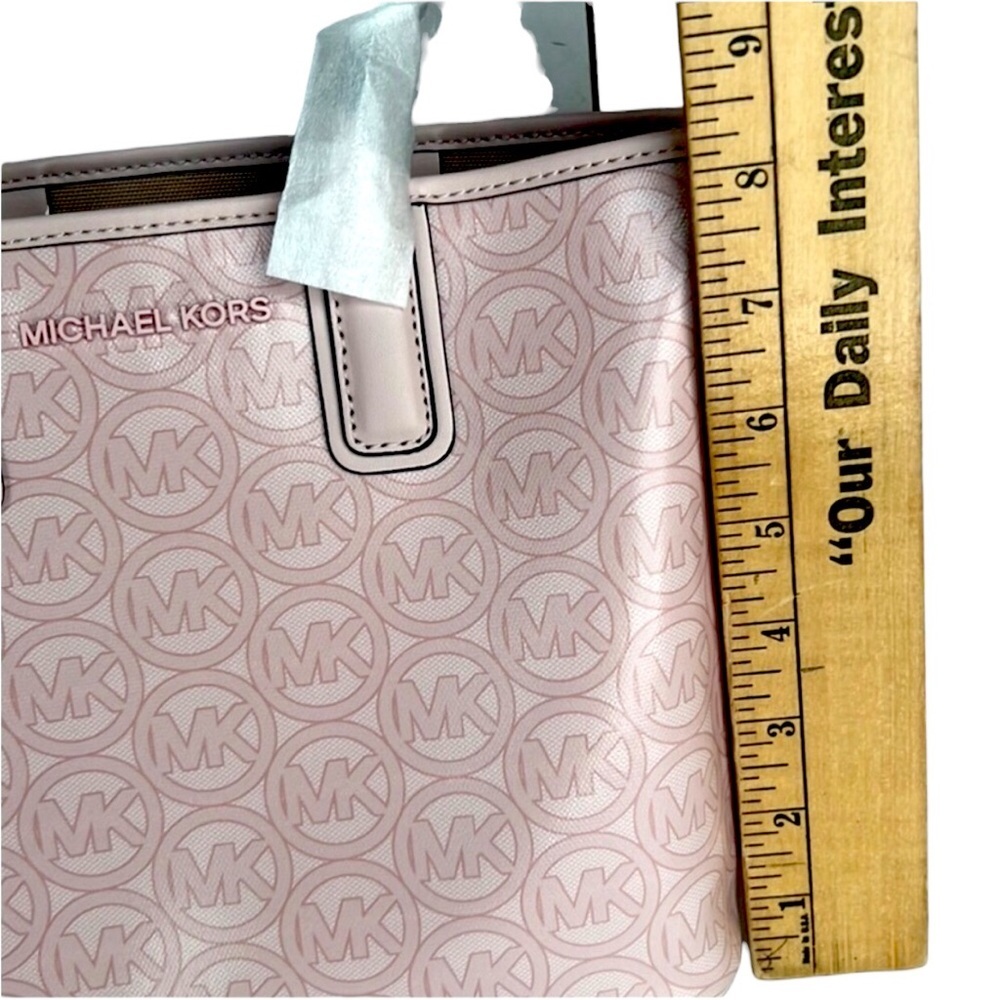 Michael Kors Jodie small tote water resistant new with tags Pink Monogram - Picture 12 of 14